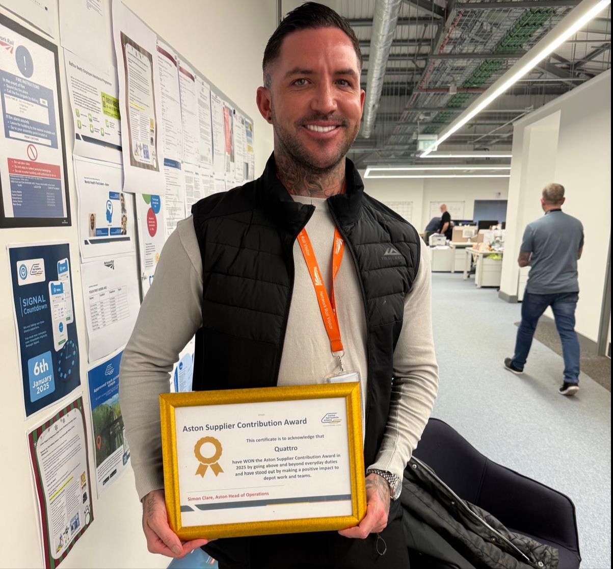 CRSA Aston Depot Supplier of the Year