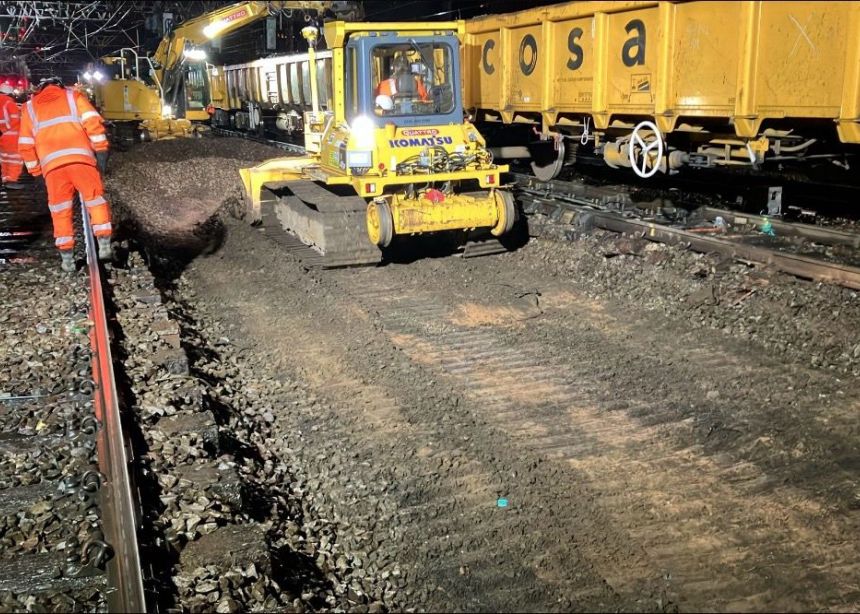 <p>Quattro In action on site Fixing new track at Manchester Piccadilly</p>
