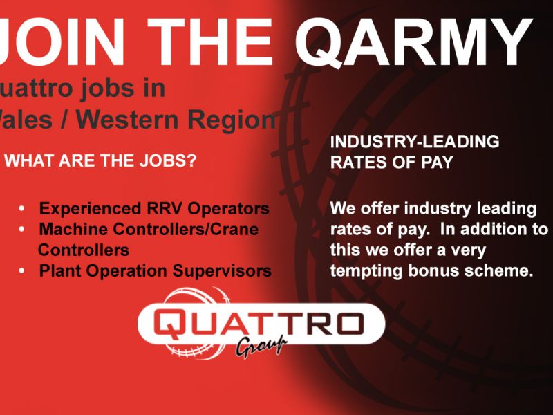 JOIN THE QARMY - Quattro jobs in Wales & Western Region