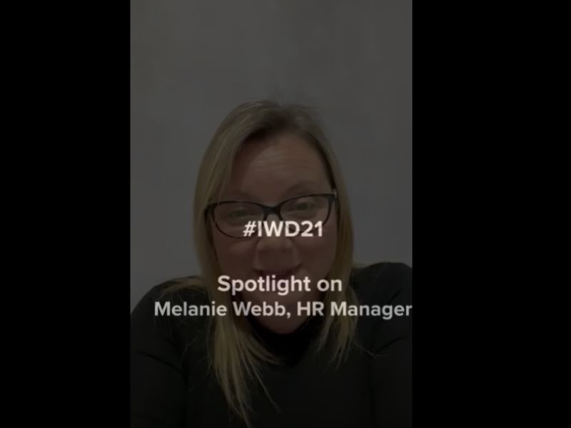 #IWD2021​: Spotlight on Melanie Webb, HR Manager