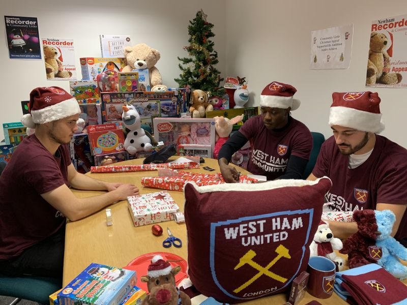 West Ham United and Community Links kick off Quattro Christmas