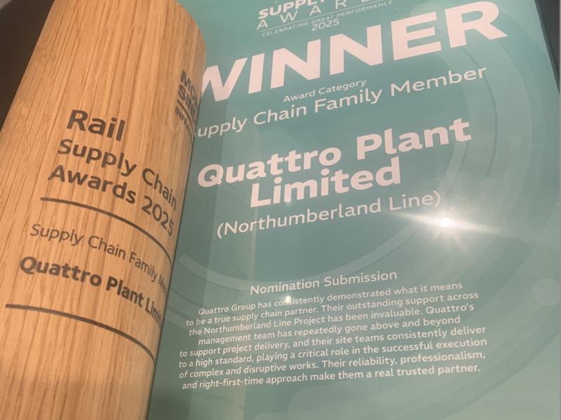 Quattro Plant Wins Prestigious Morgan Sindall Supply Chain Award