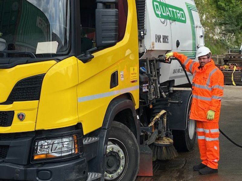 Quattro Sweeper Division Is Not Only Cleaner, It's Greener