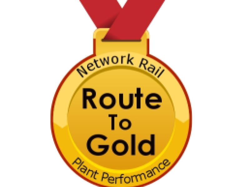 Quattro Plant awarded Gold award in Network Rail Route to Gold scheme