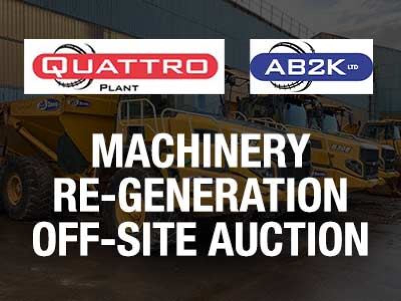 Quattro Group to Auction the 'Largest Amount of Rail Road Machines in one day' - 8th November