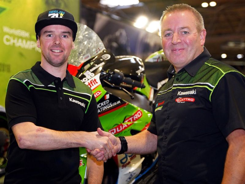 Quattro Plant Bournemouth Kawasaki sign Alastair Seeley for the NW200